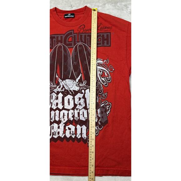 Death Clutch Y2K Brock Lesnar 100 UFC Mall Goth Graphic T-Shirt Grunge Punk 2XL - Picture 6 of 8